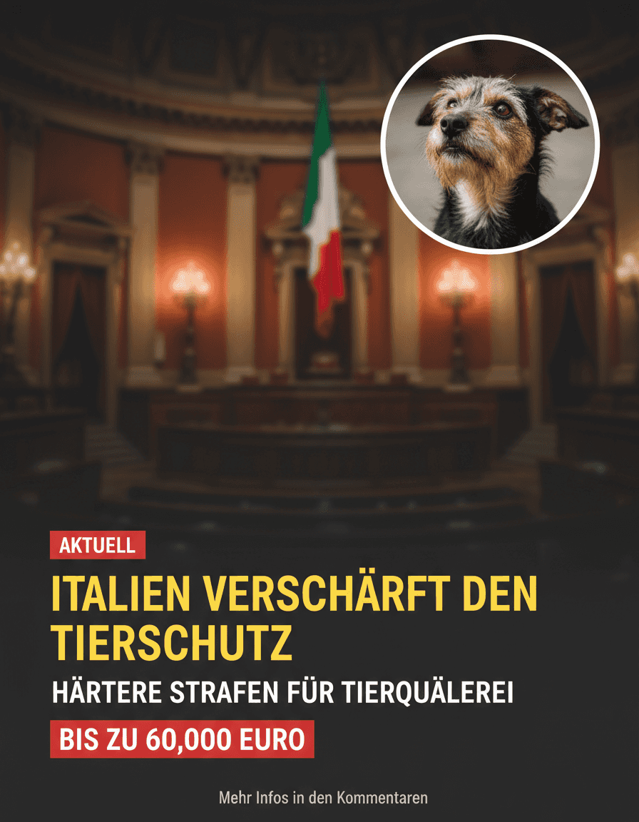 L'Italia approva una delle leggi sugli animali più severe d'Europa – multe fino a 60.000 euro